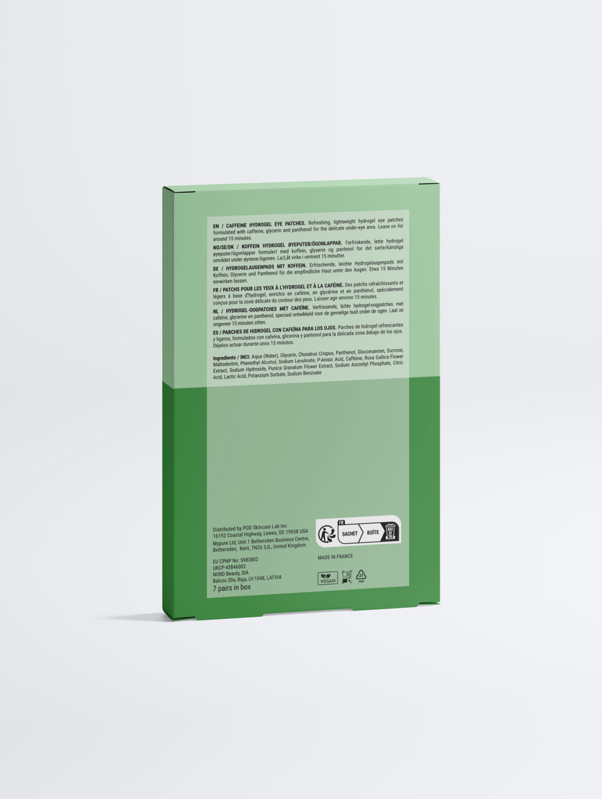 Caffeine + Vitamin C Energizing Hydrogel Eye Patches