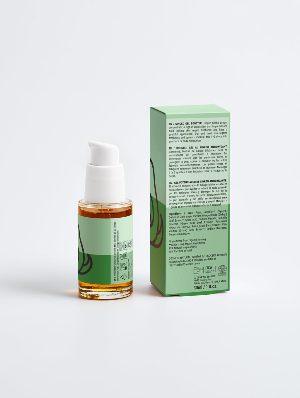 Antioxidant Ginkgo Gel Booster