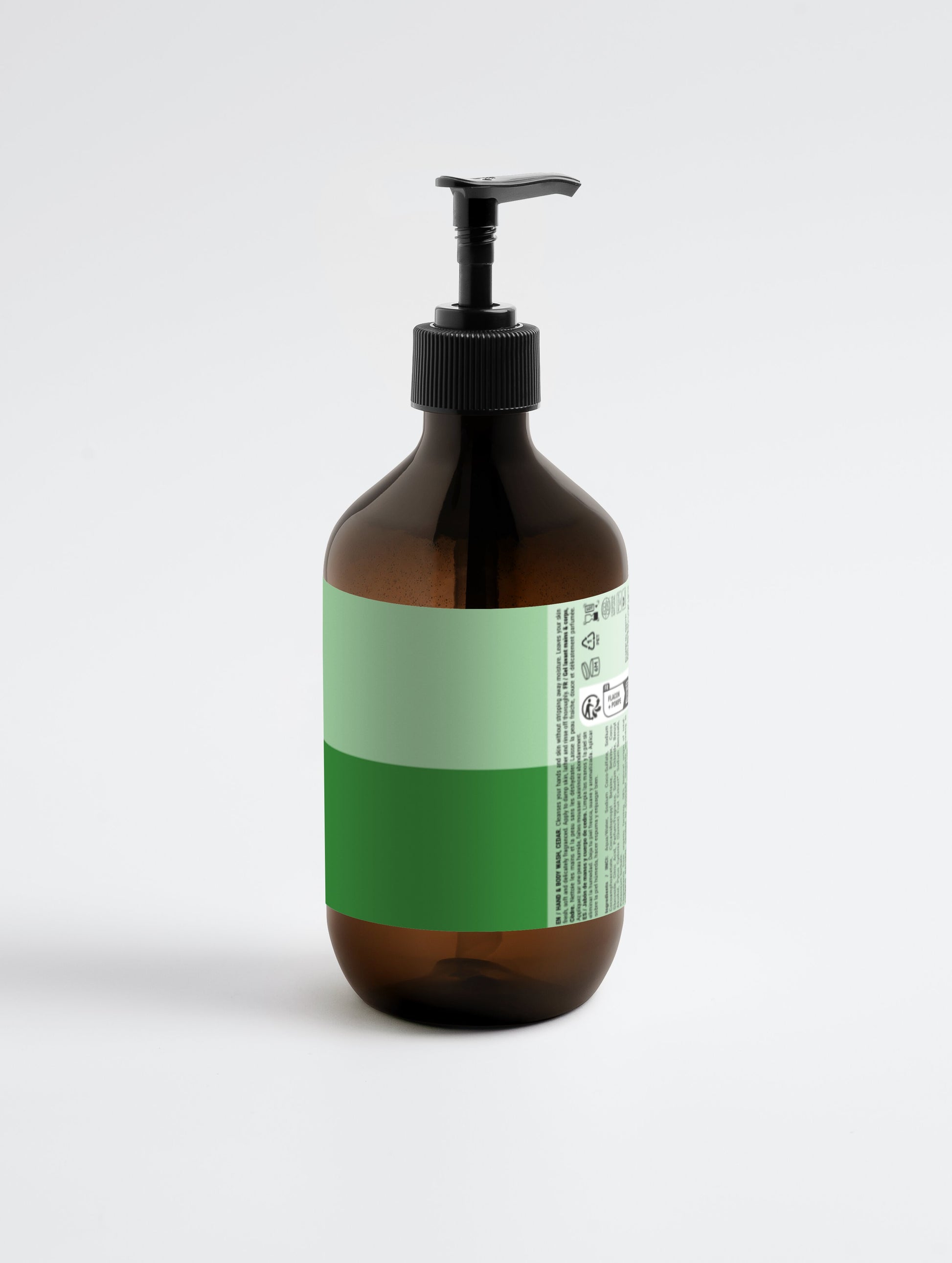 Hand & Body Wash, Peppermint & Dark Cedar