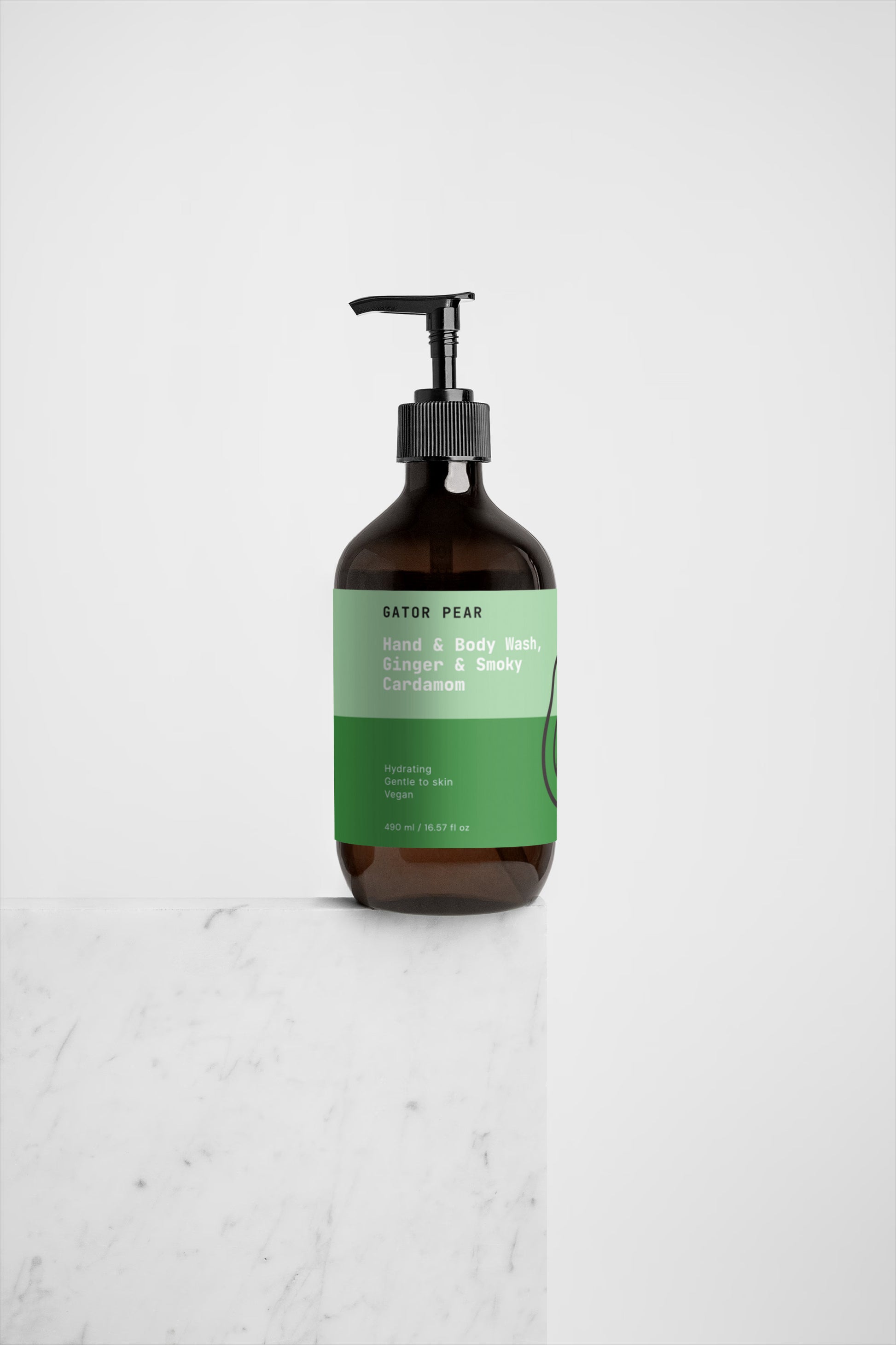 Hand & Body Wash, Ginger & Smoky Cardamom