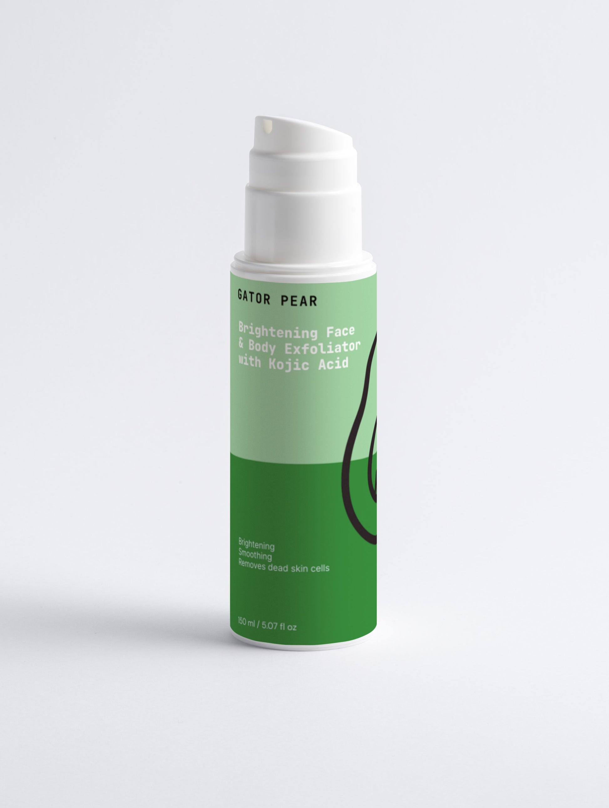 Brightening Face & Body Exfoliator with Kojic Acid