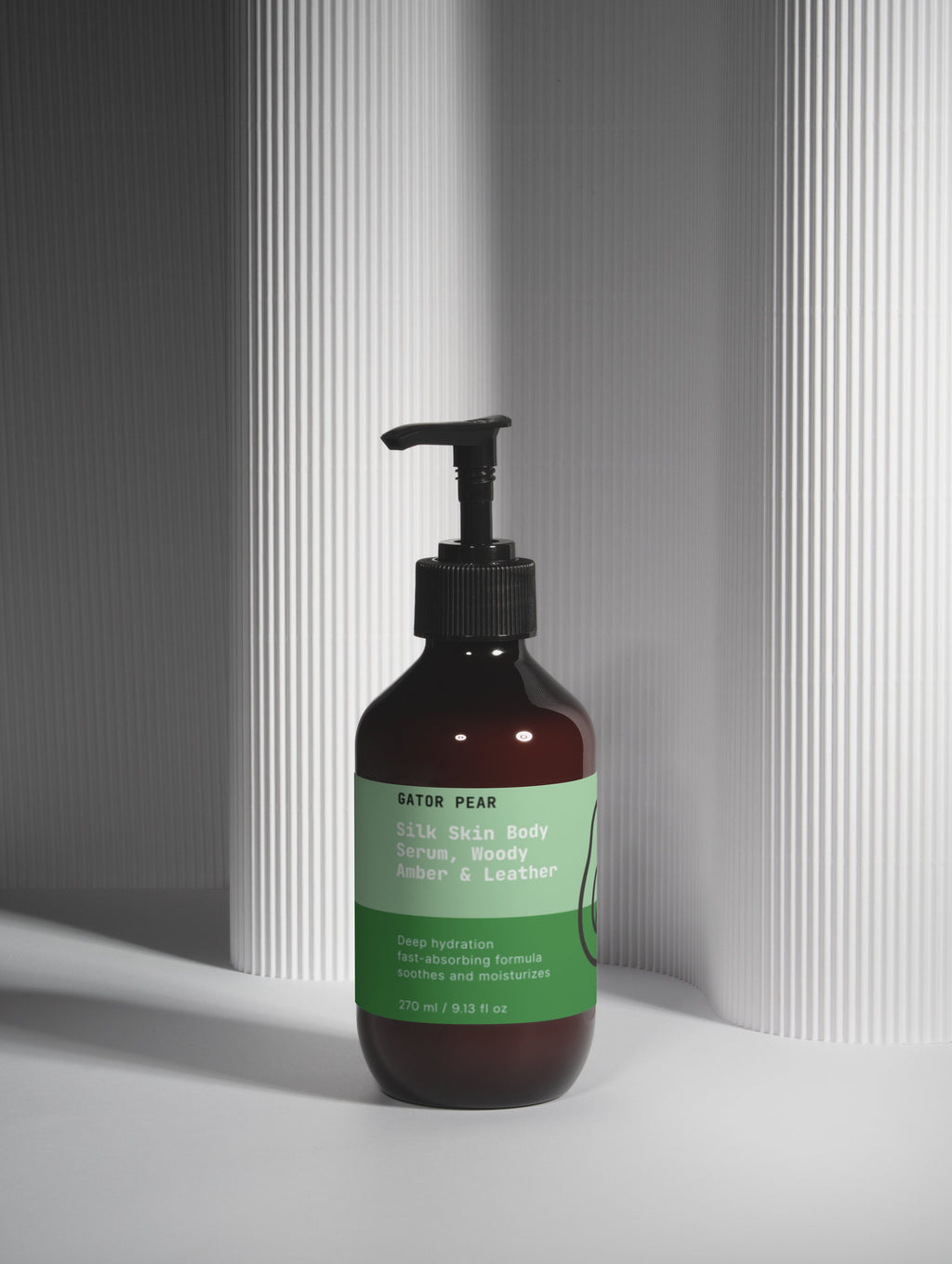 Silk Skin Body Serum, Woody Amber & Leather
