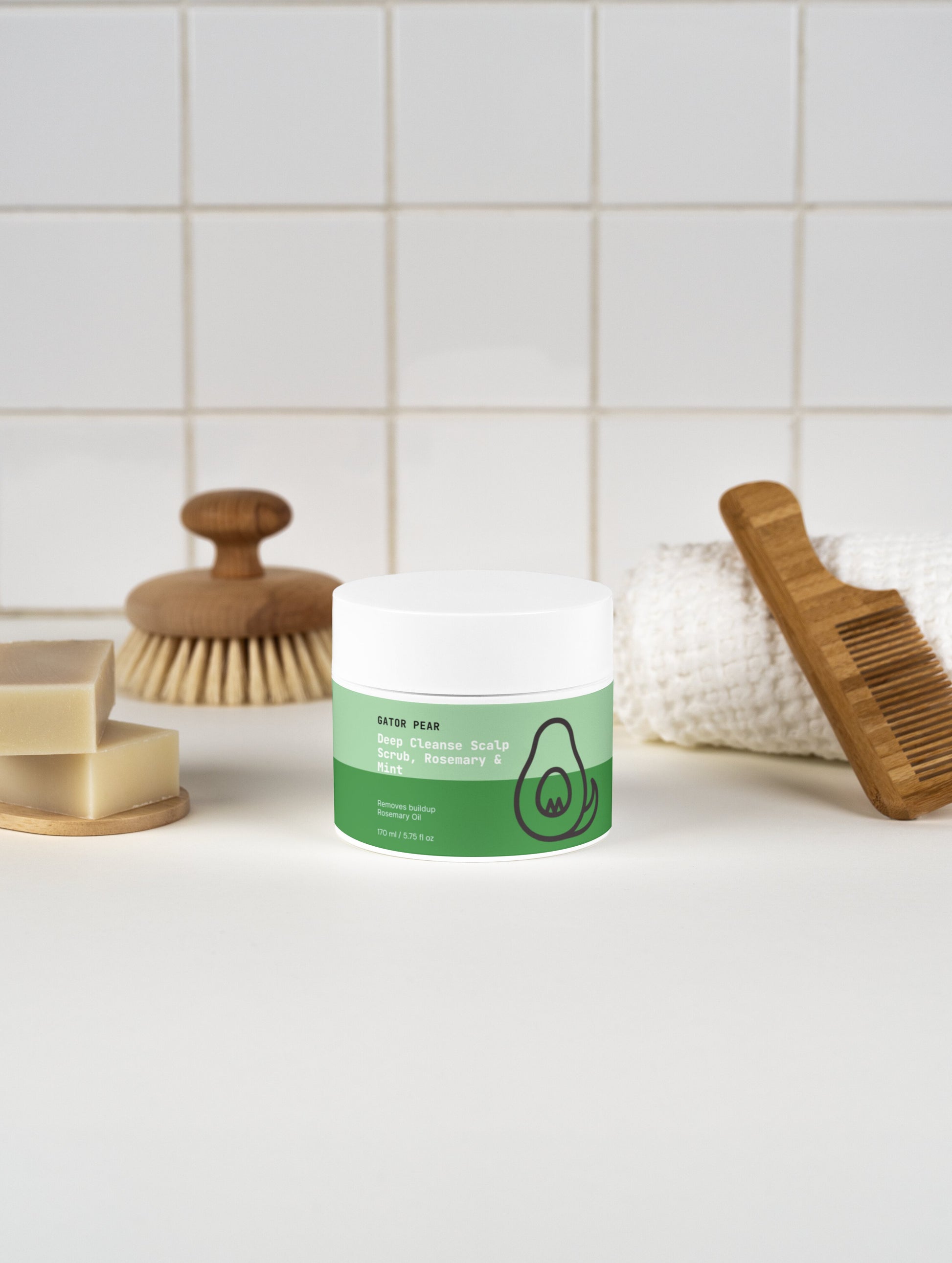 Deep Cleanse Scalp Scrub, Rosemary & Mint