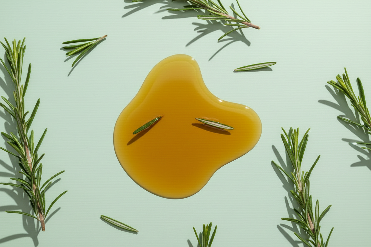 add rosemary leaves to this image