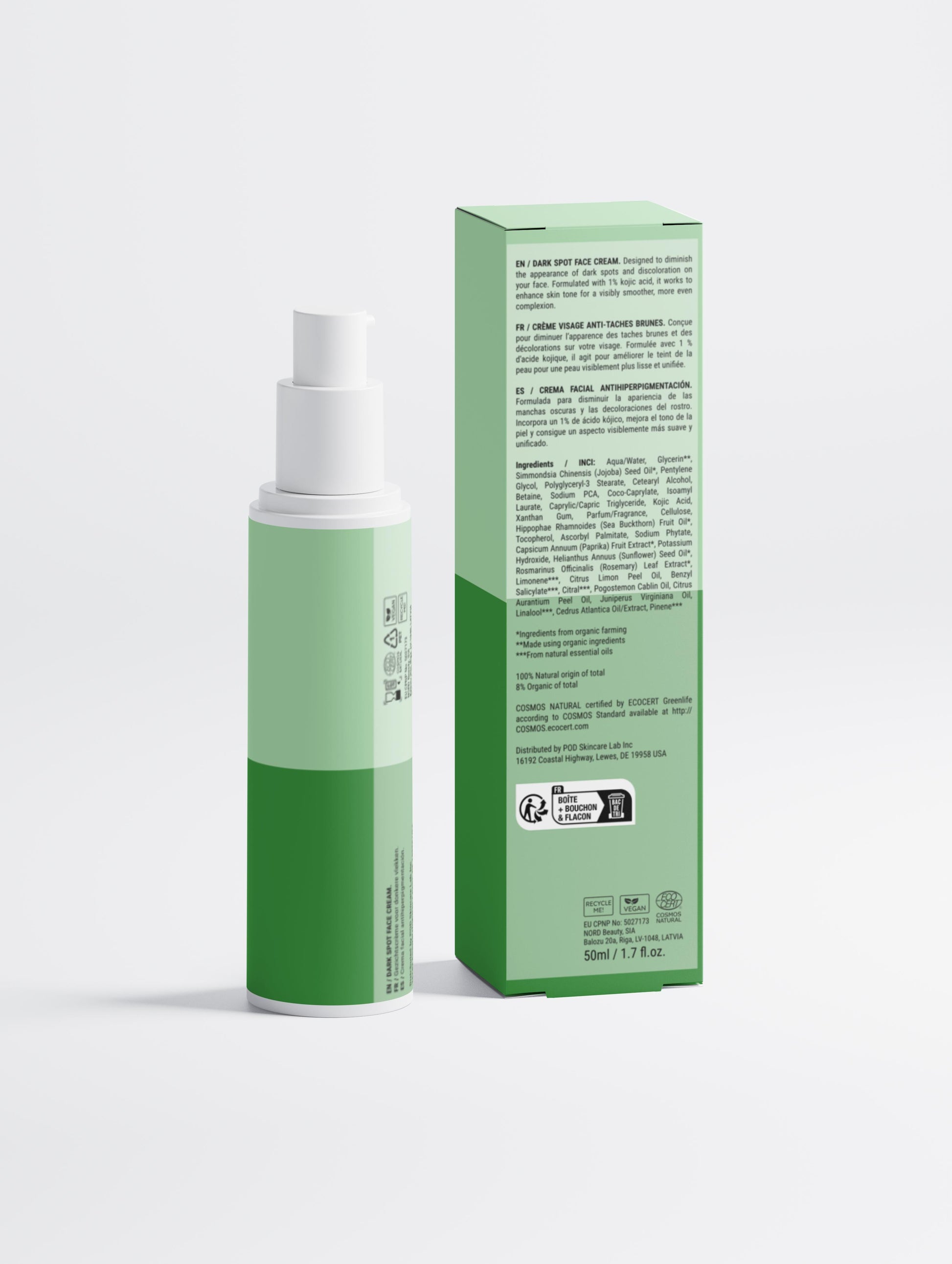 Dark Spot Face Cream with Kojic Acid